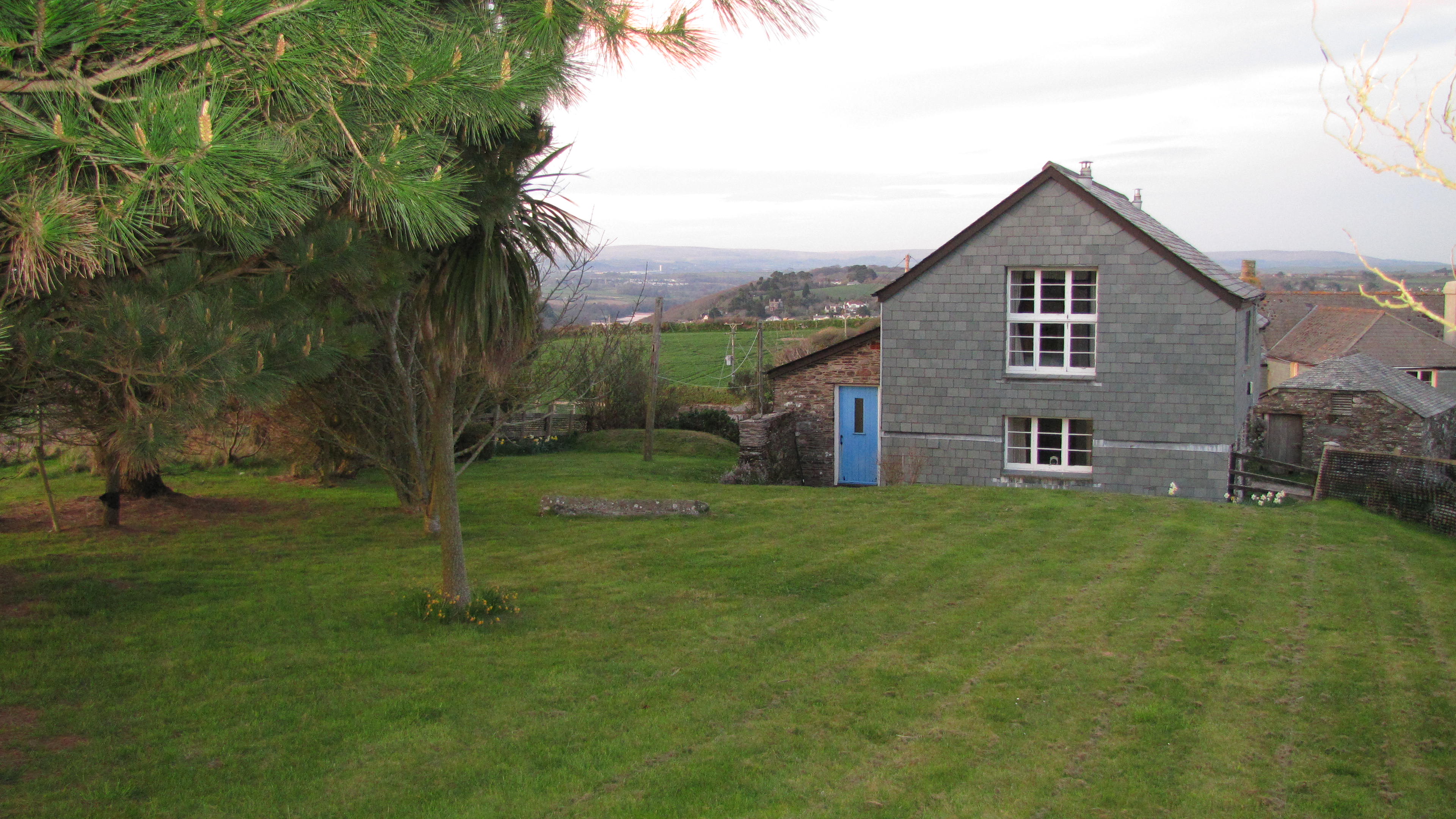 Higher Shippen gable end and garden